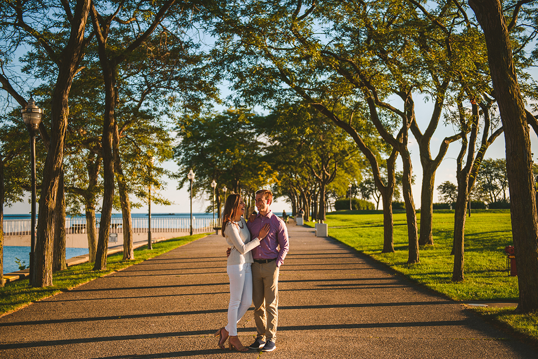 Downtown Chicago Engagement Session 0010