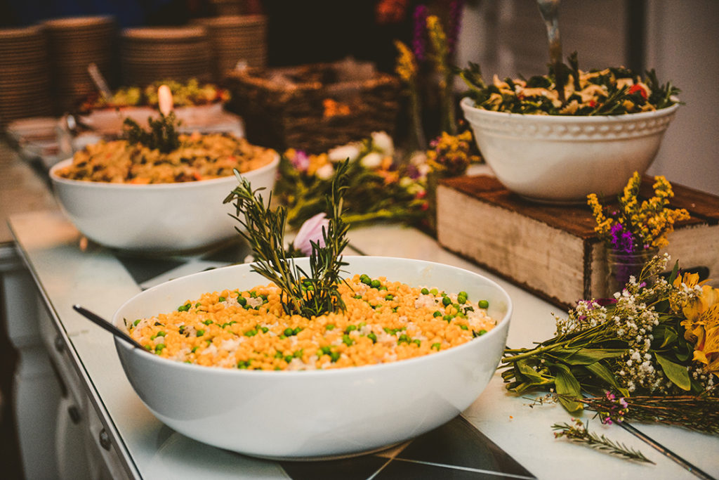 food at a wedding made by Sausalido Catering and Bistro