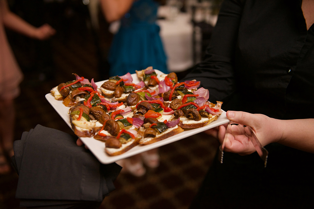 appetizers at a Chicago elopment